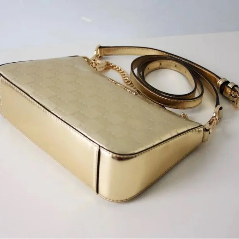 Michael Kors jet set travel pouchette pale gold